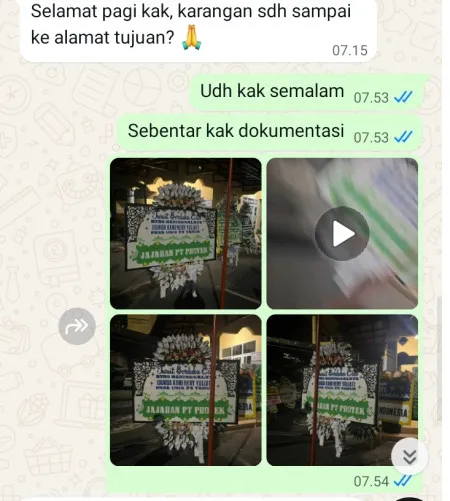 Pengiriman Papan Bunga Selamat Cilandak