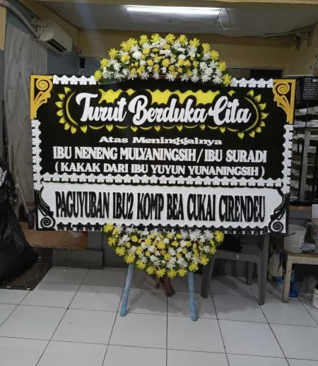 Papan Bunga Duka Cilandak